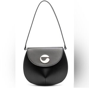 Coperni UFO mini Angular black bag